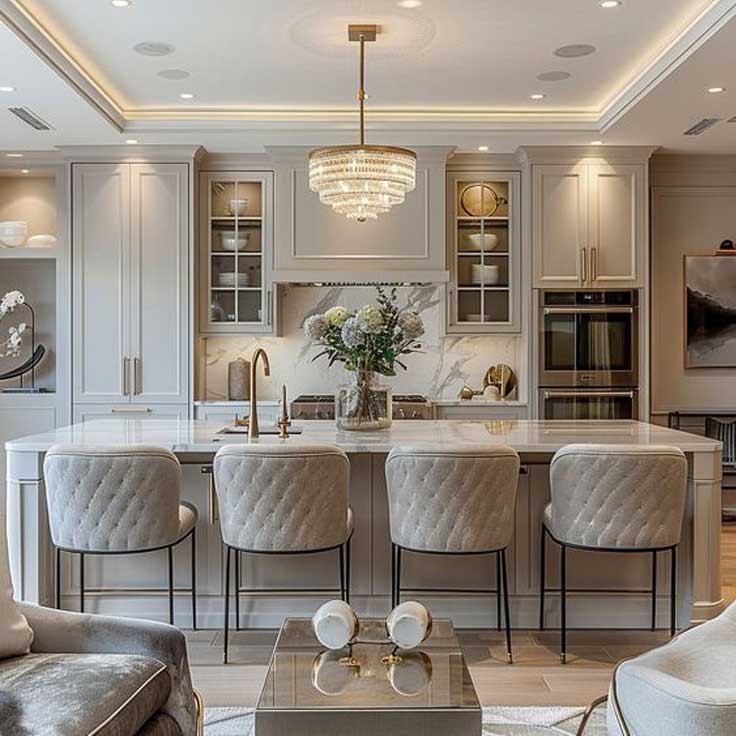 قیمت طراحی کابینت نئو کلاسیک